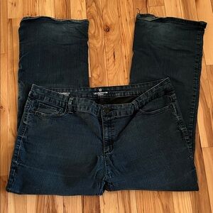 Liz Claiborne Women's Dark Blue Boot Cut Jeans